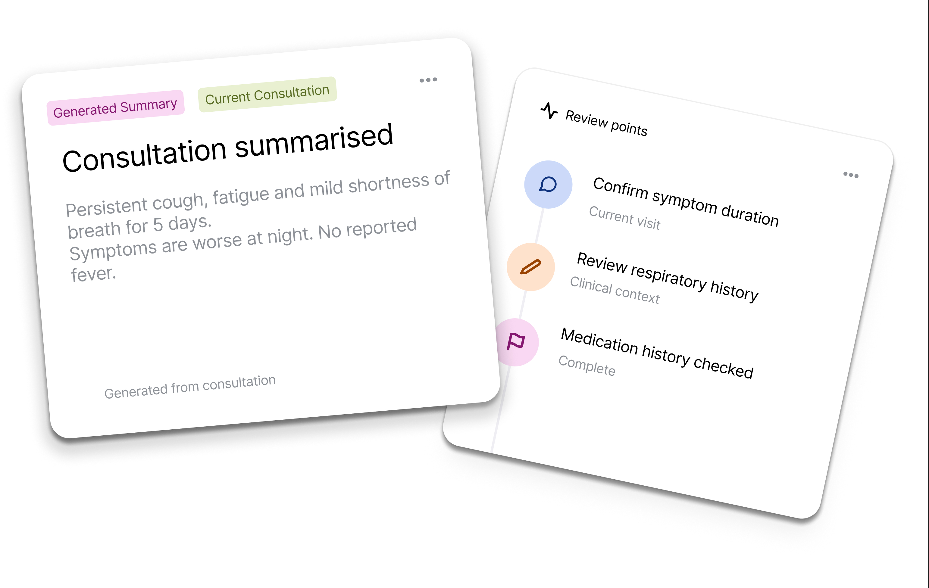 Relify EMR consultation workspace
