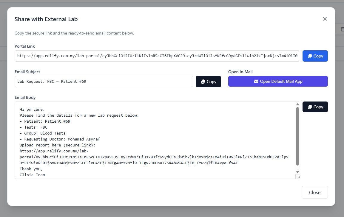 Portal Link Generator